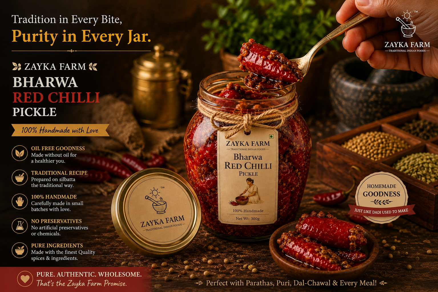 Bharwa Red Chilli pickle