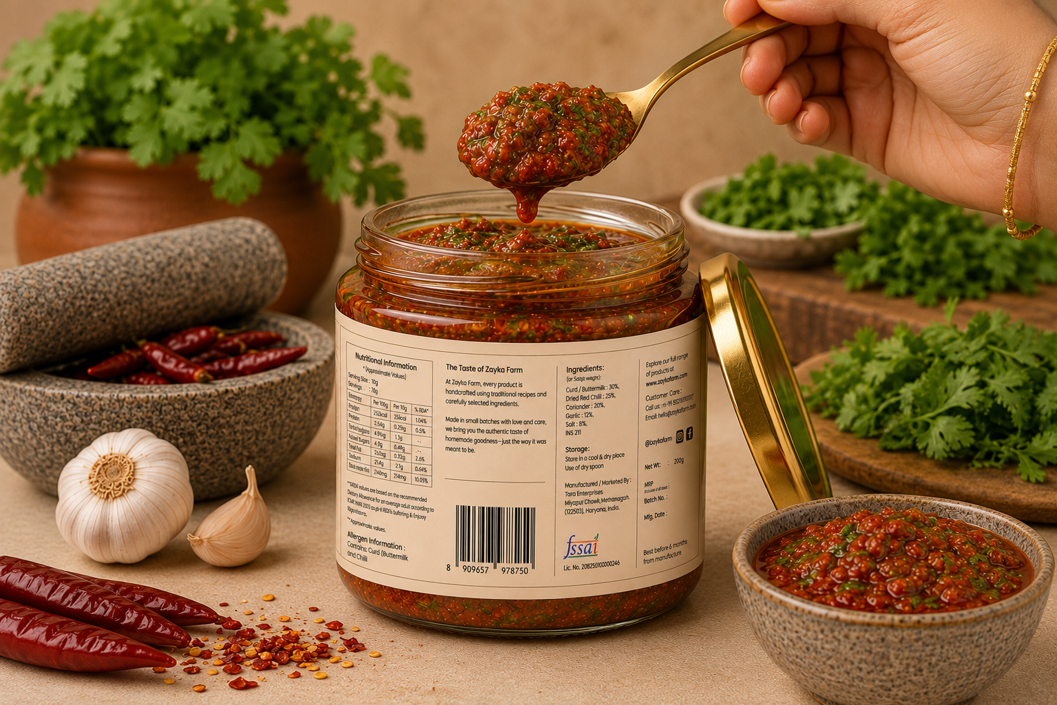 Silbatta Dhaniya Red Chilli Chutney