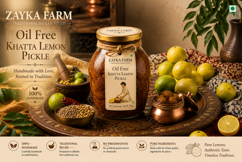 Oil Free Khatta Lemon Pickle